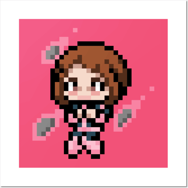 8-Bit Uraraka Ochaco Wall Art by MilotheCorgi